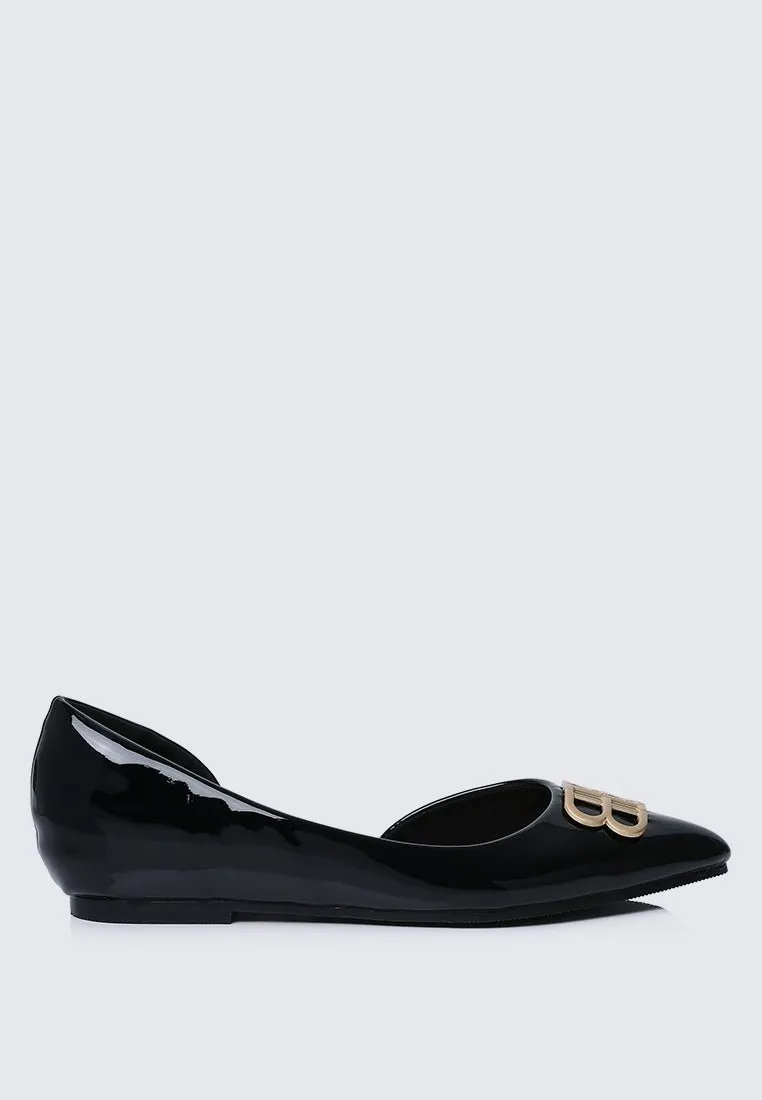 Amina Comfy Ballerina In Black