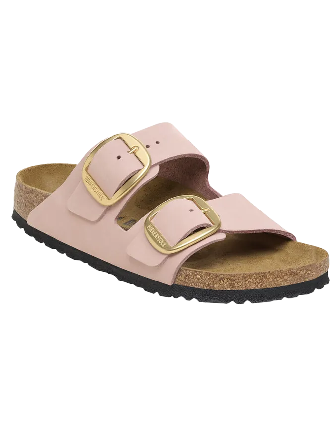 Arizona Big Buckle Sandals in Soft Pink