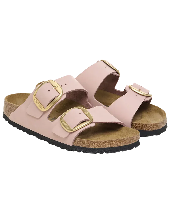 Arizona Big Buckle Sandals in Soft Pink