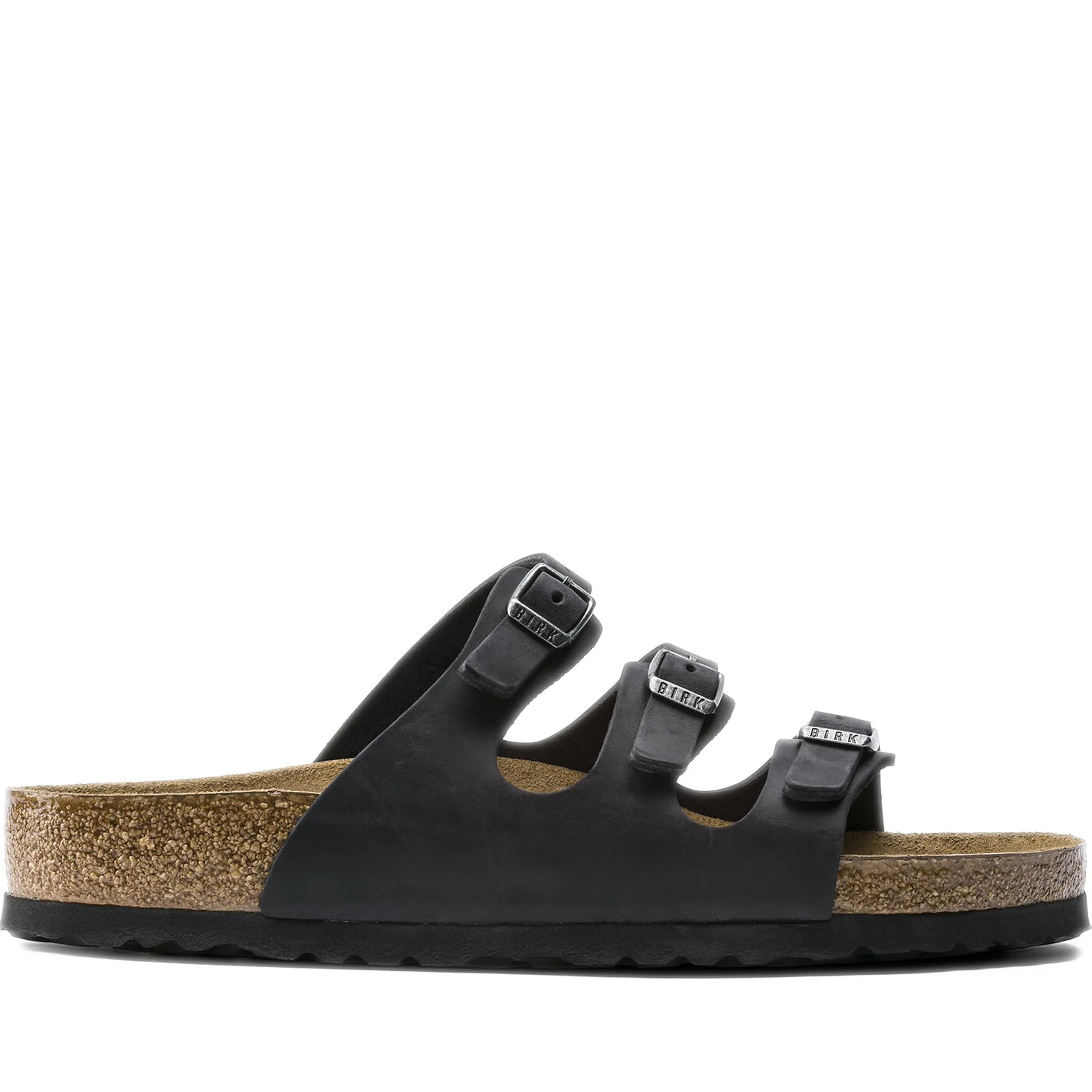 Birkenstock Florida Soft Footbed Oiled Leather - Black