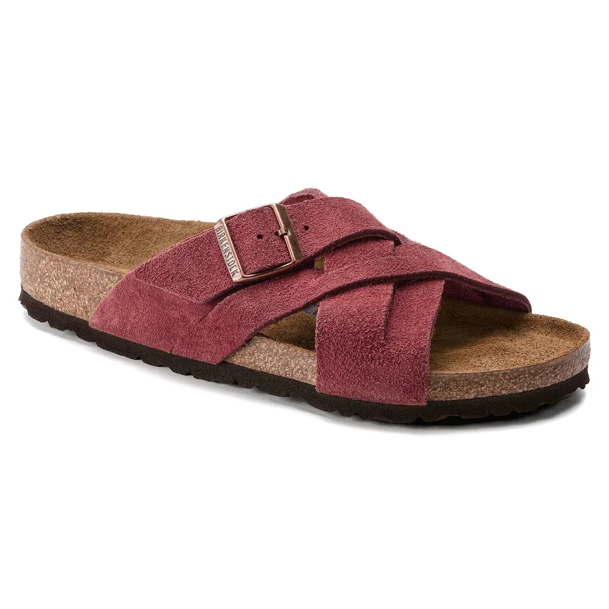 Birkenstock Lugano Soft Footbed Suede Sandals