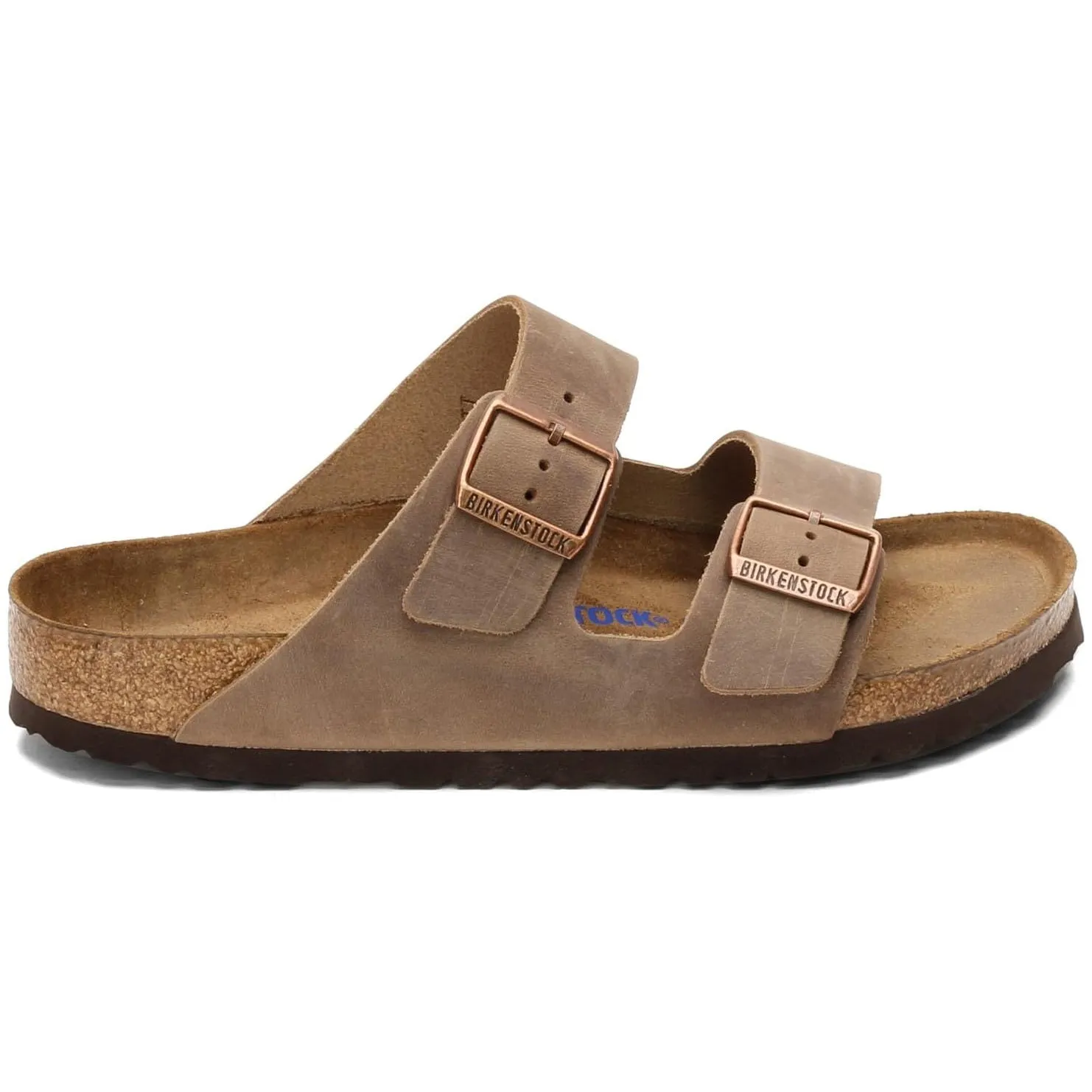 Birkenstock Men's Tobacco Brown 7 Medium US Arizona Soft Footbed Sandals - 552811-40