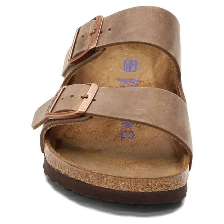 Birkenstock Men's Tobacco Brown 7 Medium US Arizona Soft Footbed Sandals - 552811-40