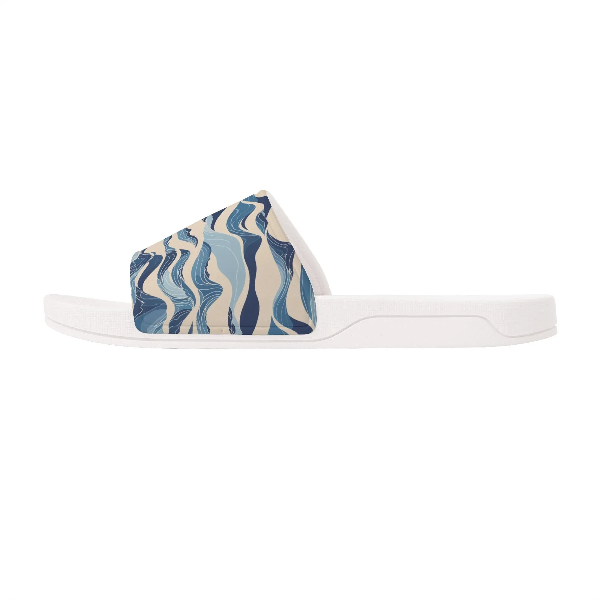 Blue Waves Mens Slide Sandals