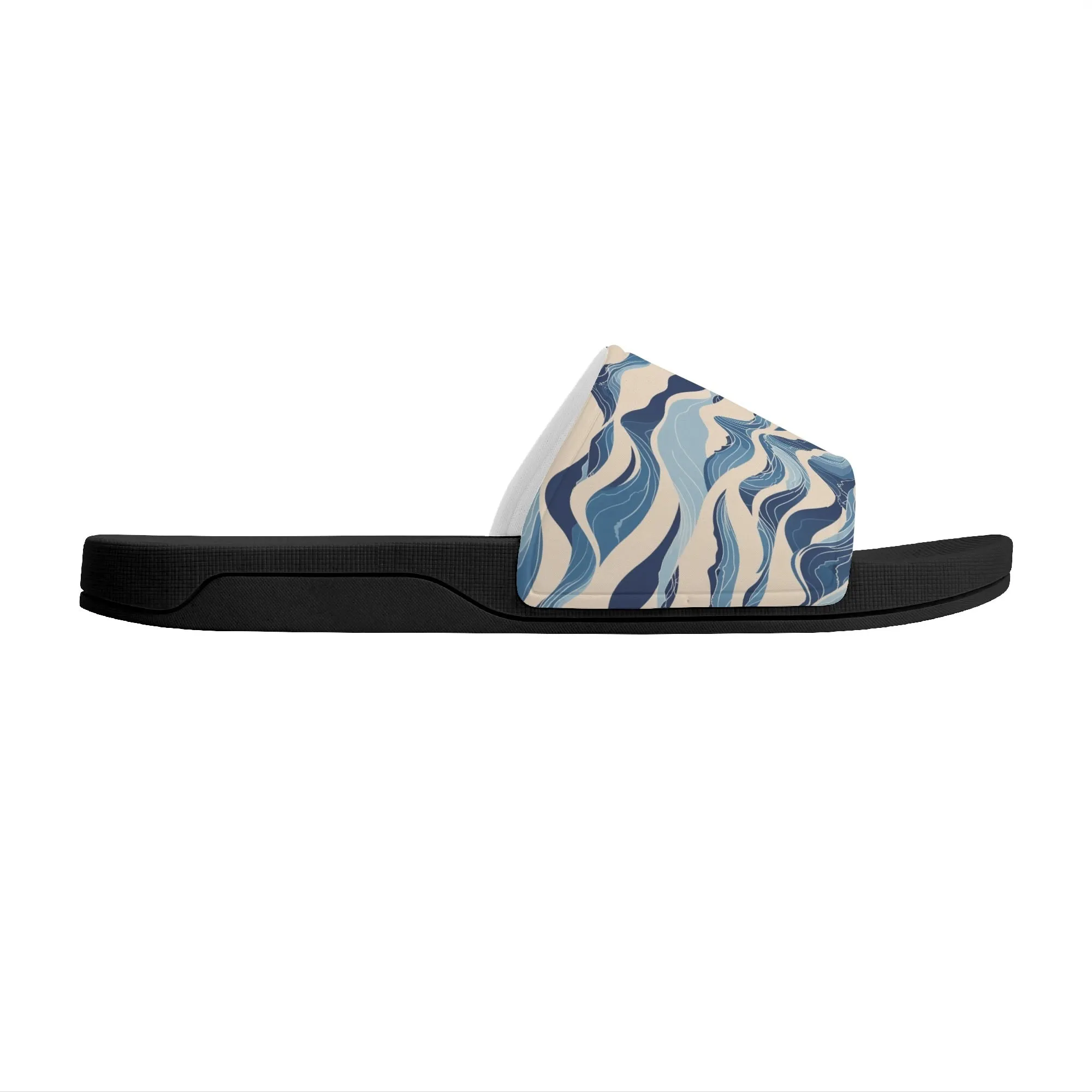 Blue Waves Mens Slide Sandals