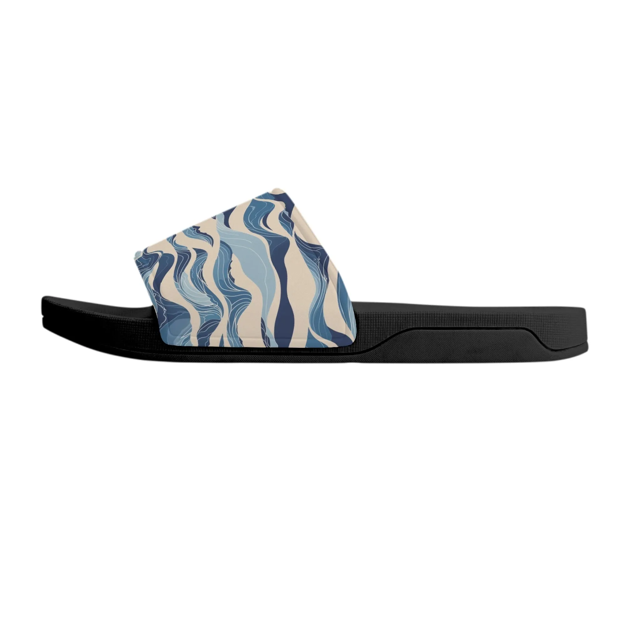 Blue Waves Mens Slide Sandals