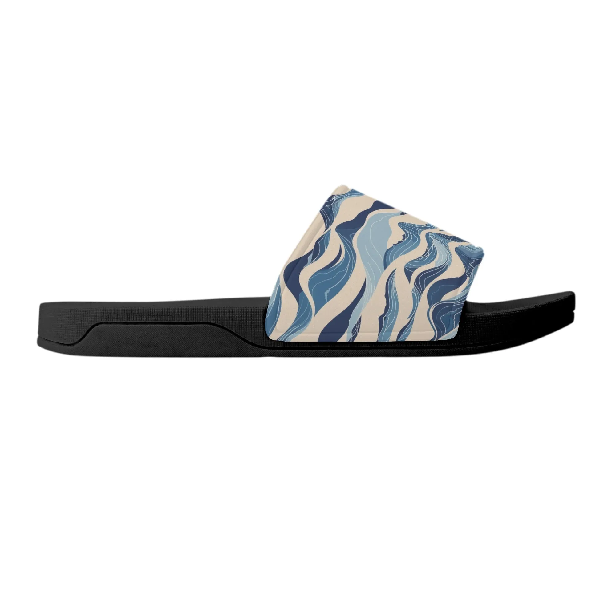 Blue Waves Mens Slide Sandals