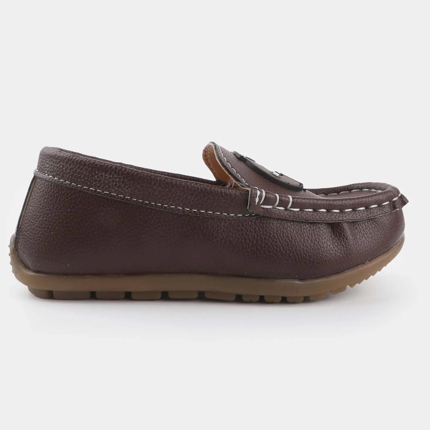 Boys Loafers R-208-BROWN