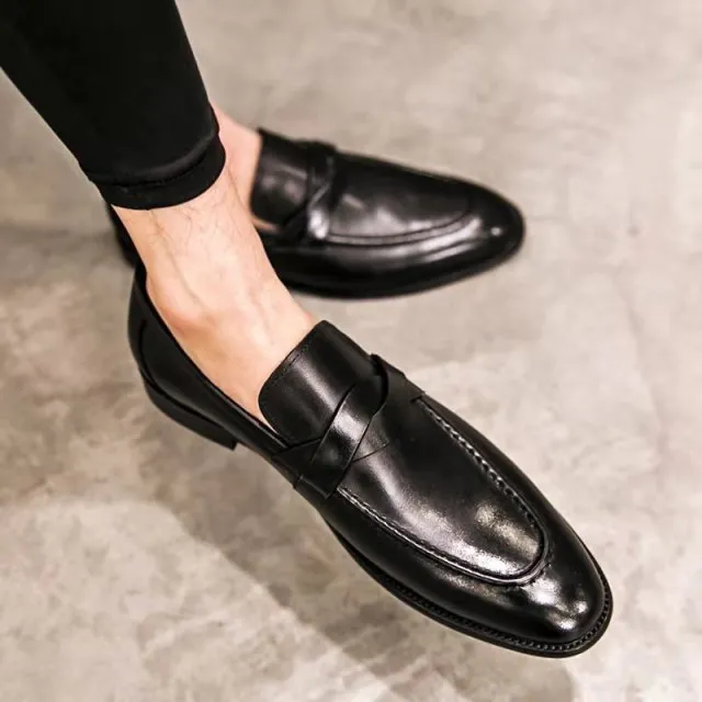 Breathable PU Leather Men Loafers