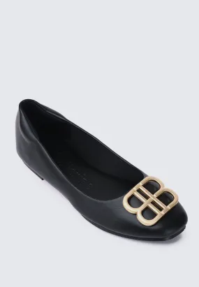 Brenda Comfy Ballerina In Black