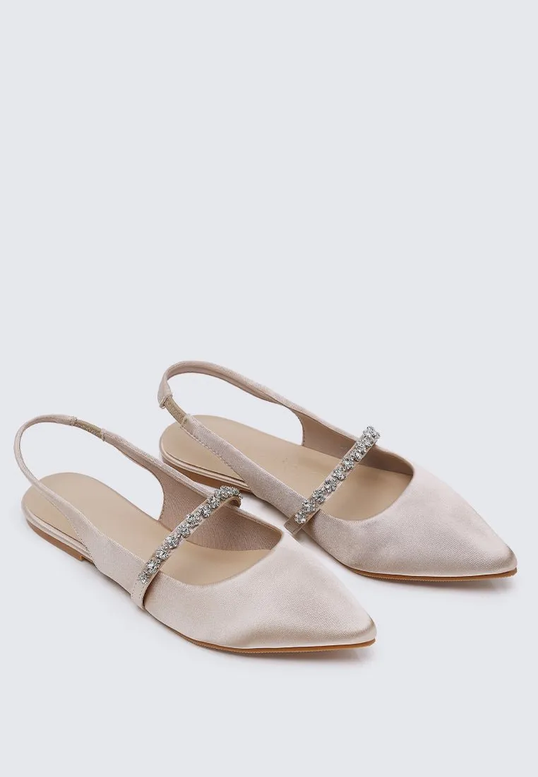 Carina Comfy Ballerina In Almond