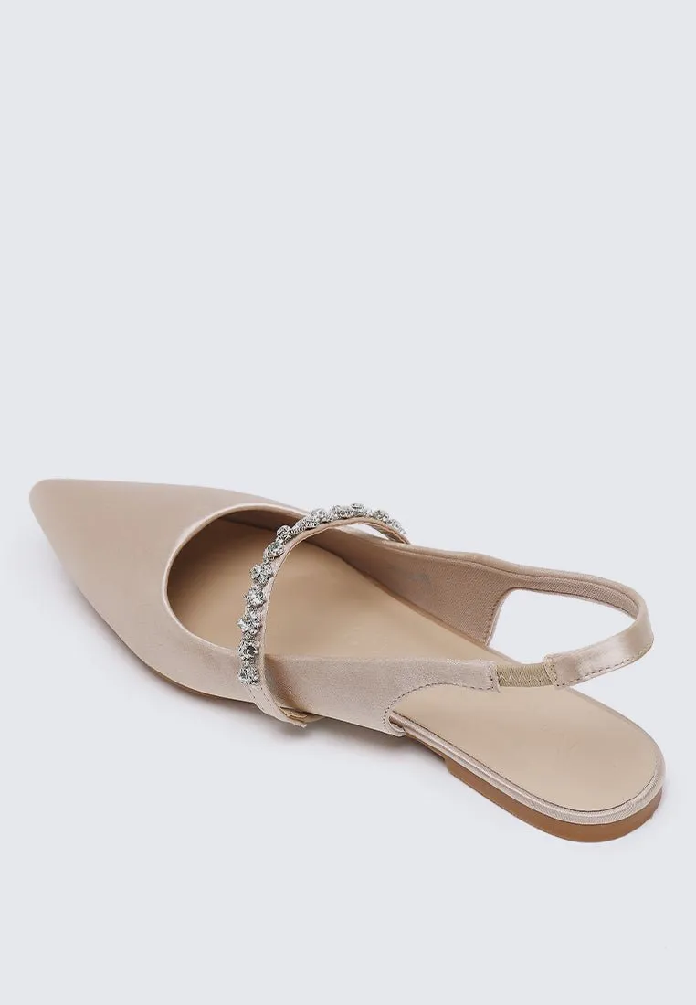 Carina Comfy Ballerina In Almond