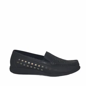 CC Resorts Taffy Black Leather Slip on