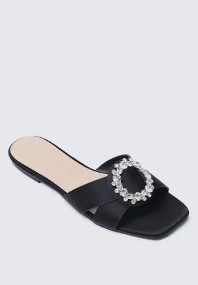 Charlie Comfy Sandals In Black