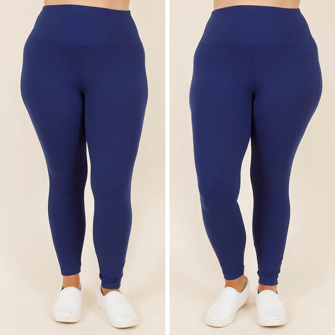 First Place Leggings, Light Navy