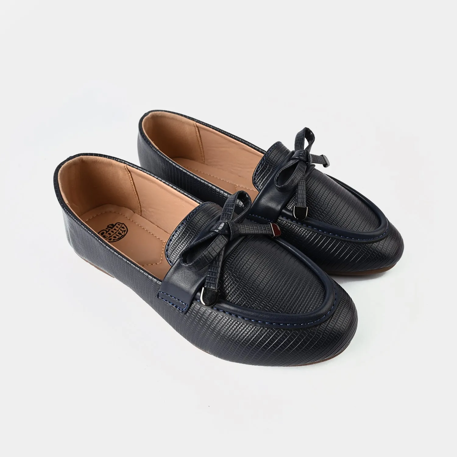 Girls Loafer OS-03-NAVY