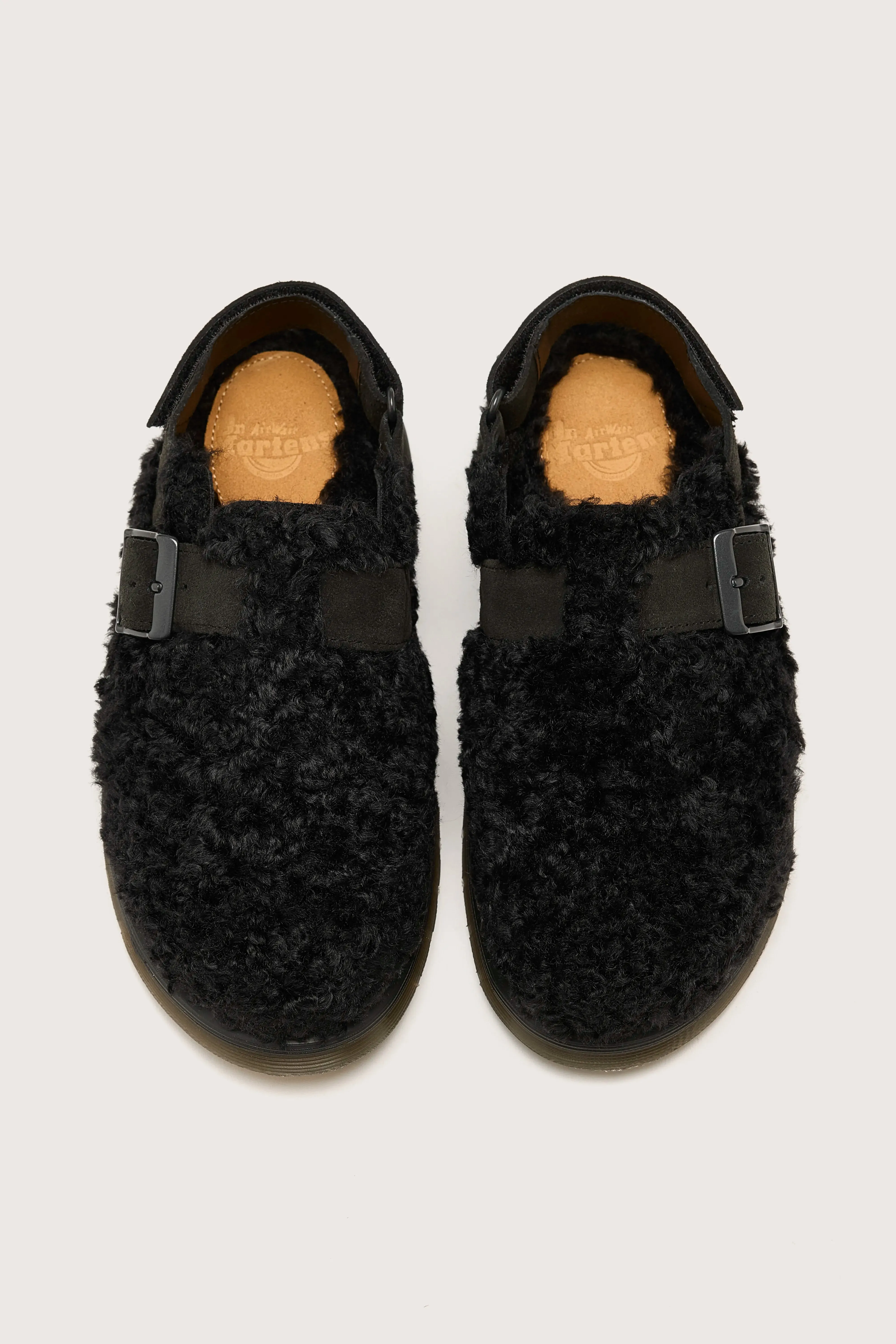 Jorge Ii Suede & Borg Mules For Women (242 / W / BLACK)