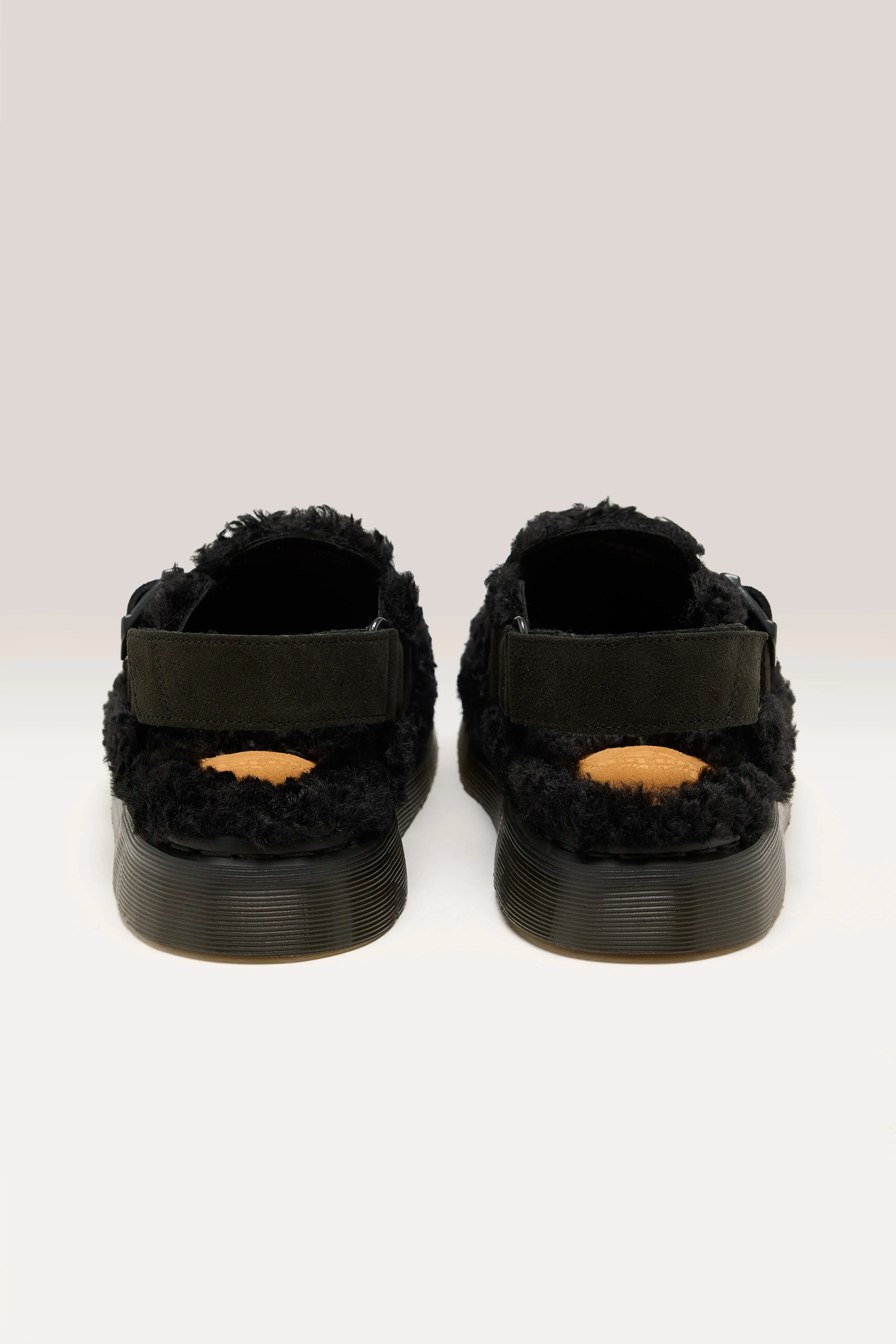 Jorge Ii Suede & Borg Mules For Women (242 / W / BLACK)