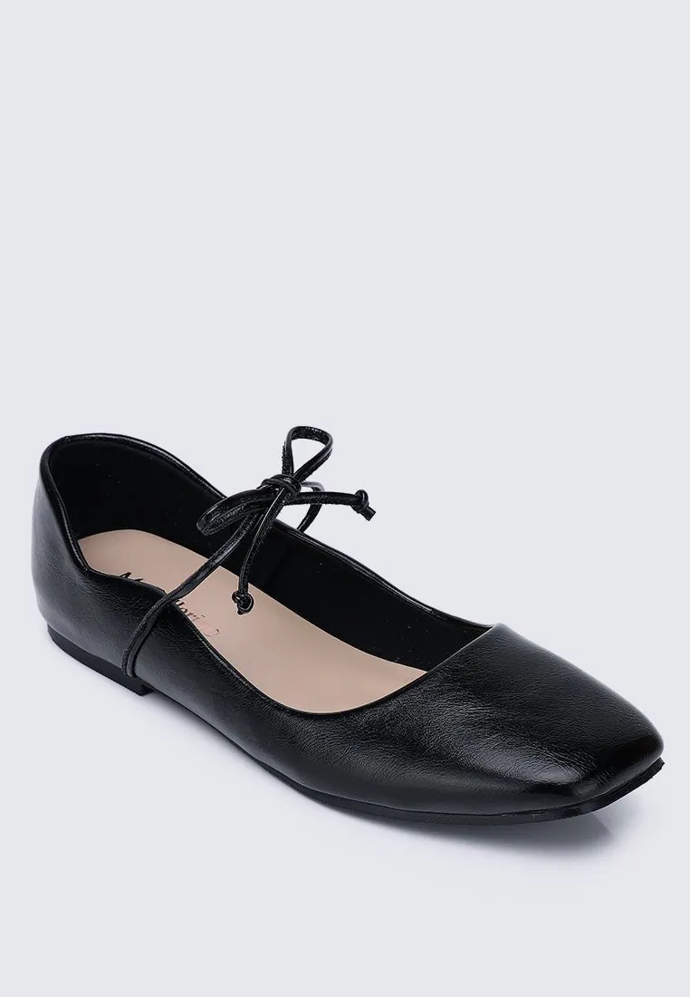 Kelly Comfy Ballerina In Black