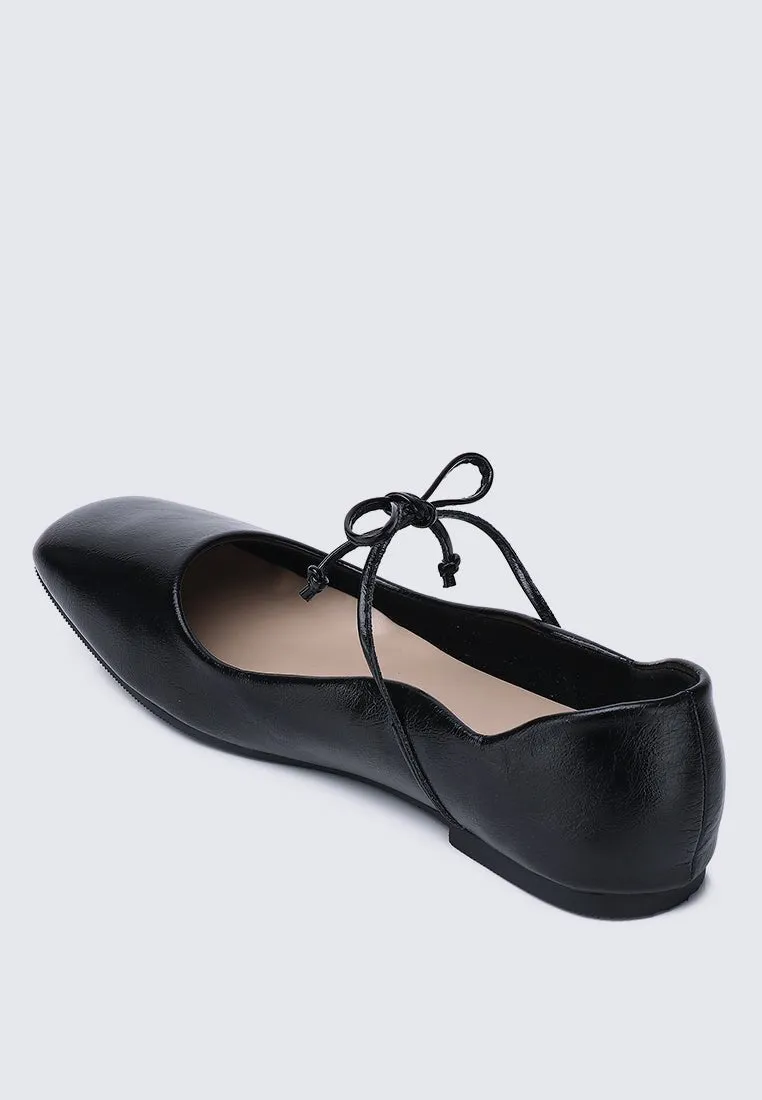 Kelly Comfy Ballerina In Black