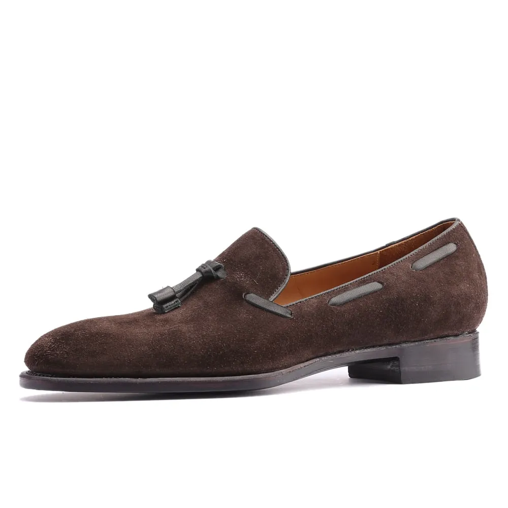 Leather String Soft Suede Breathable Men Loafers