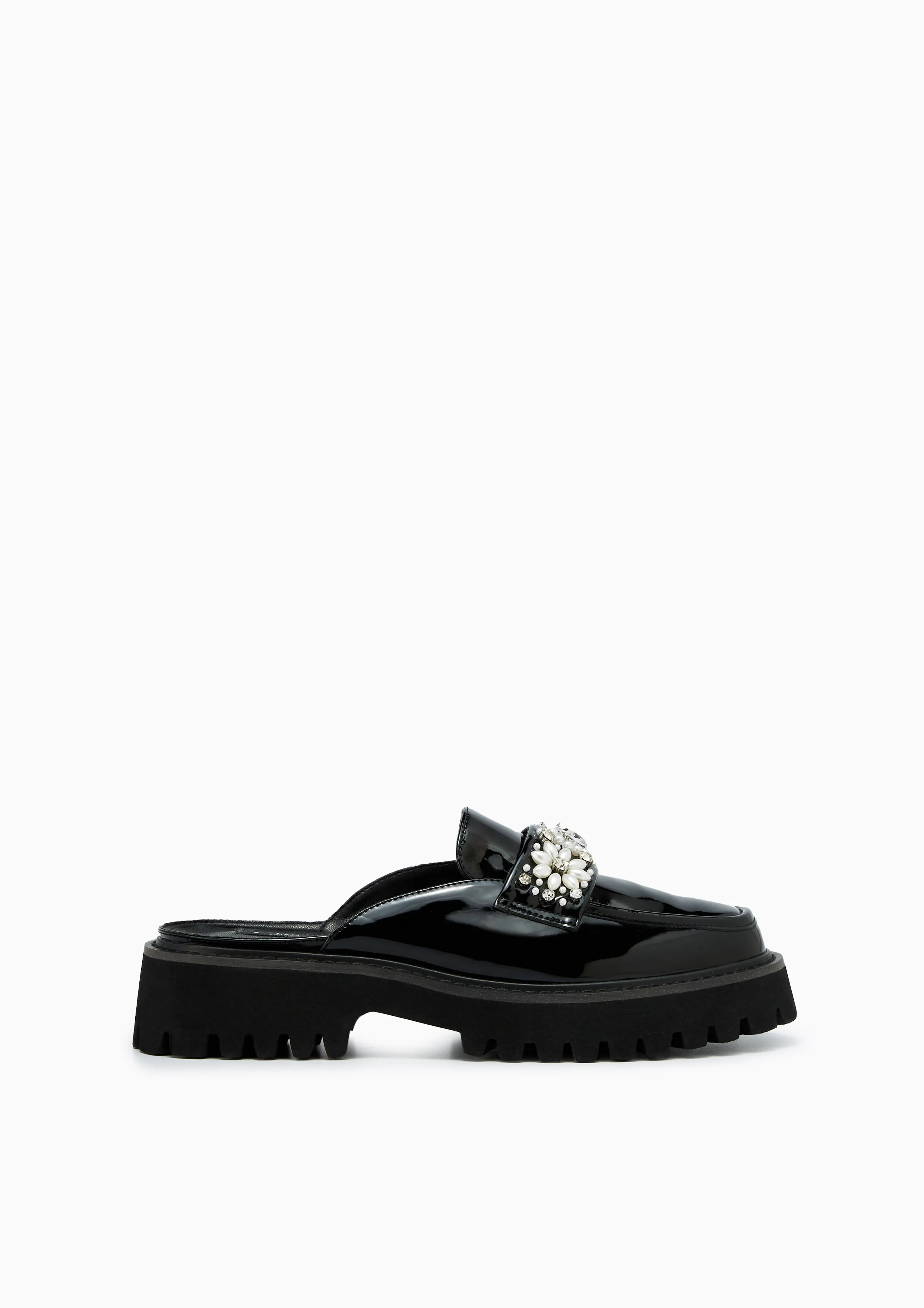 Lewis Platform Sandals Black