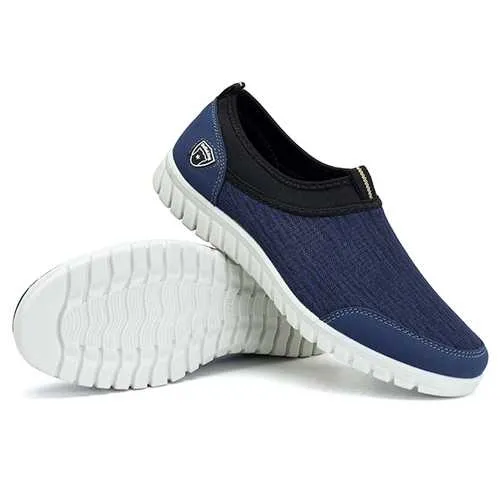 Men Soft Sole Sports Breathable Cloth Sneakers