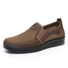 MEN'S BREATHABLE SOFT SOLE CASUAL SHOES 38861915