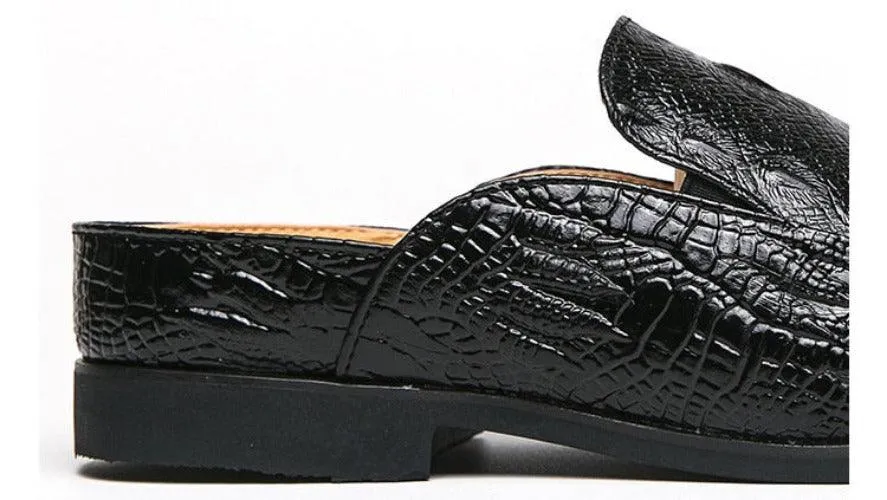 Mens Genuine Leather Slip On Loafers