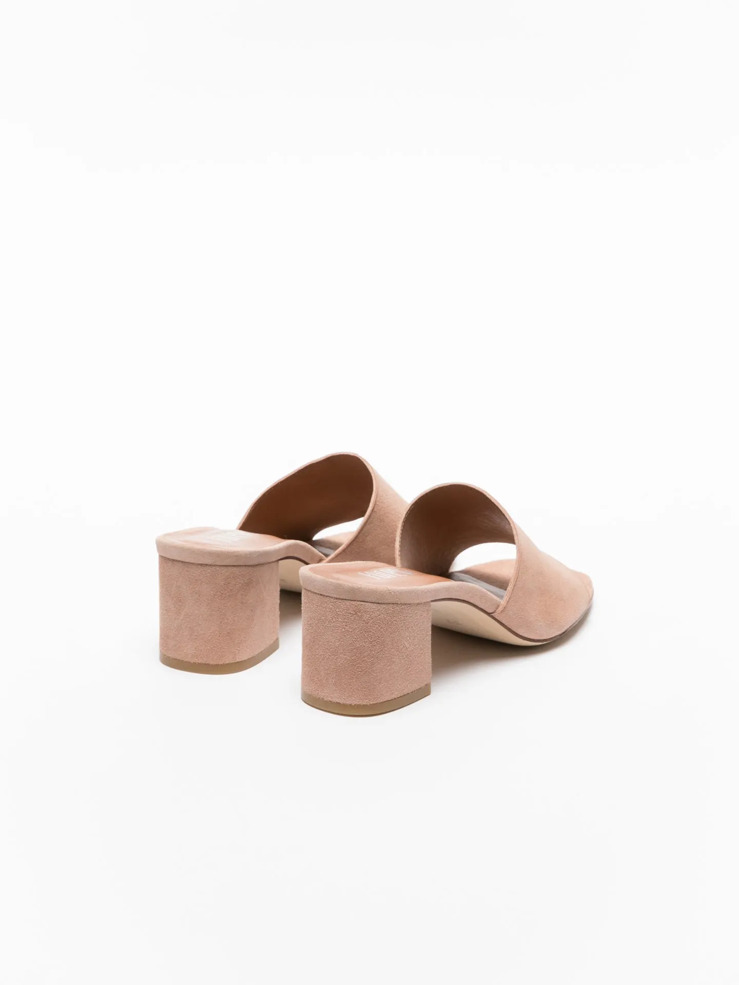 Pink Open Toe Mules