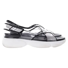 Prada Cloudbust Sandals in Clear Plastic