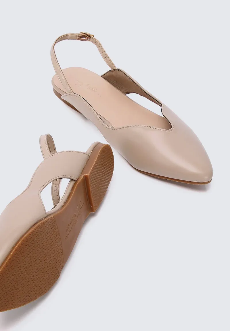 Riley Comfy Ballerina In Almond