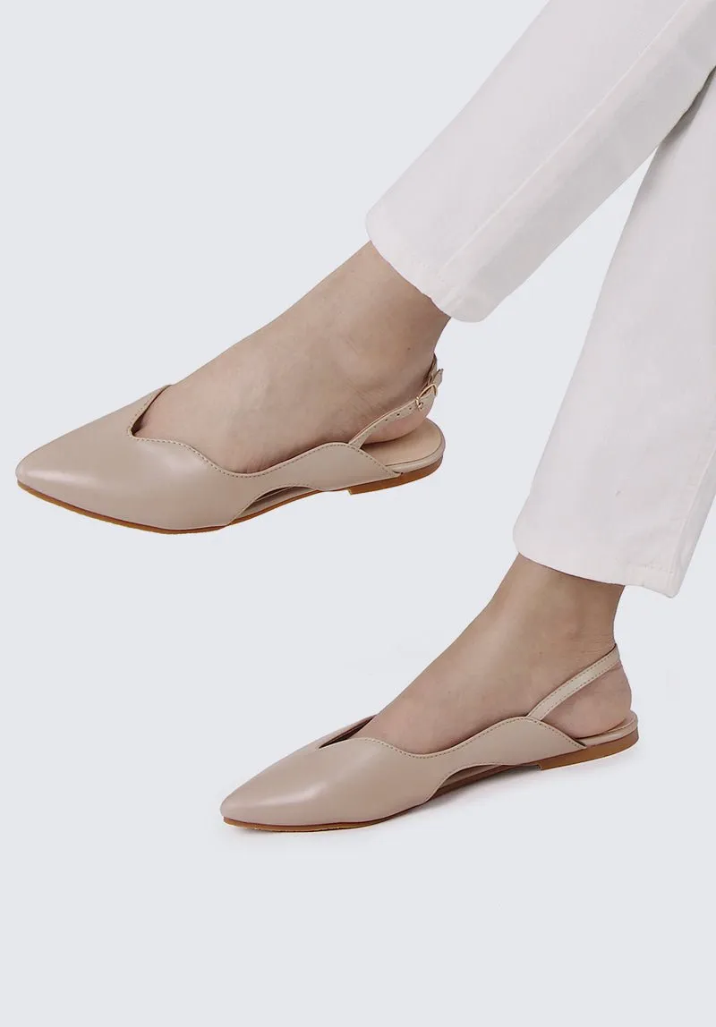 Riley Comfy Ballerina In Almond