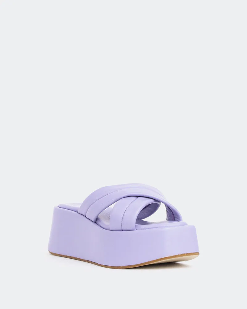 Sacra Light Purple Leather