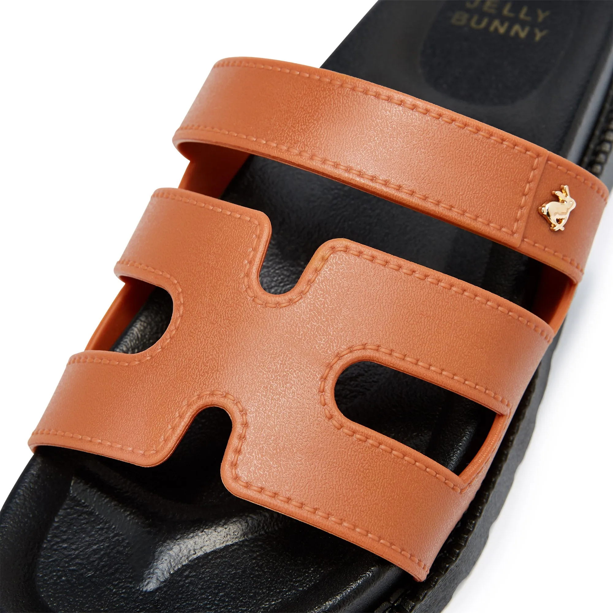 Sena Plain Sandals Brown