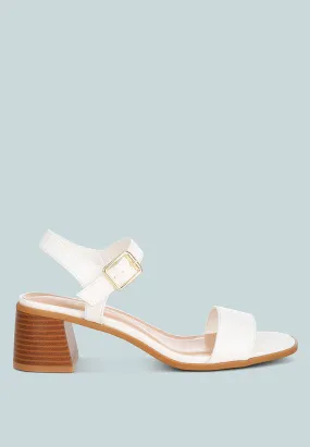 Varya Stacked Heel Sandals