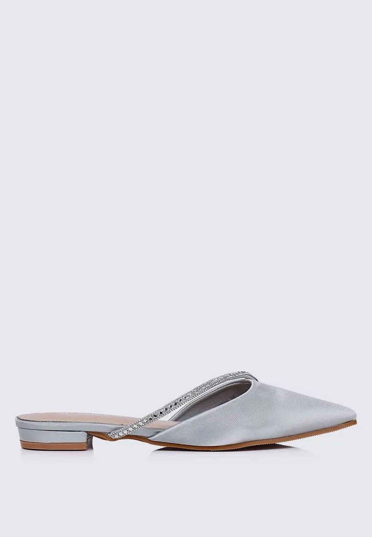 Vion Comfy Ballerina In Silver