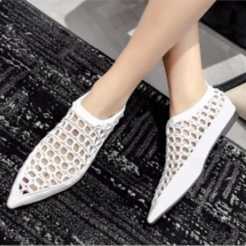 Women's Summer Breathable Rope Pointed Toe Loafers