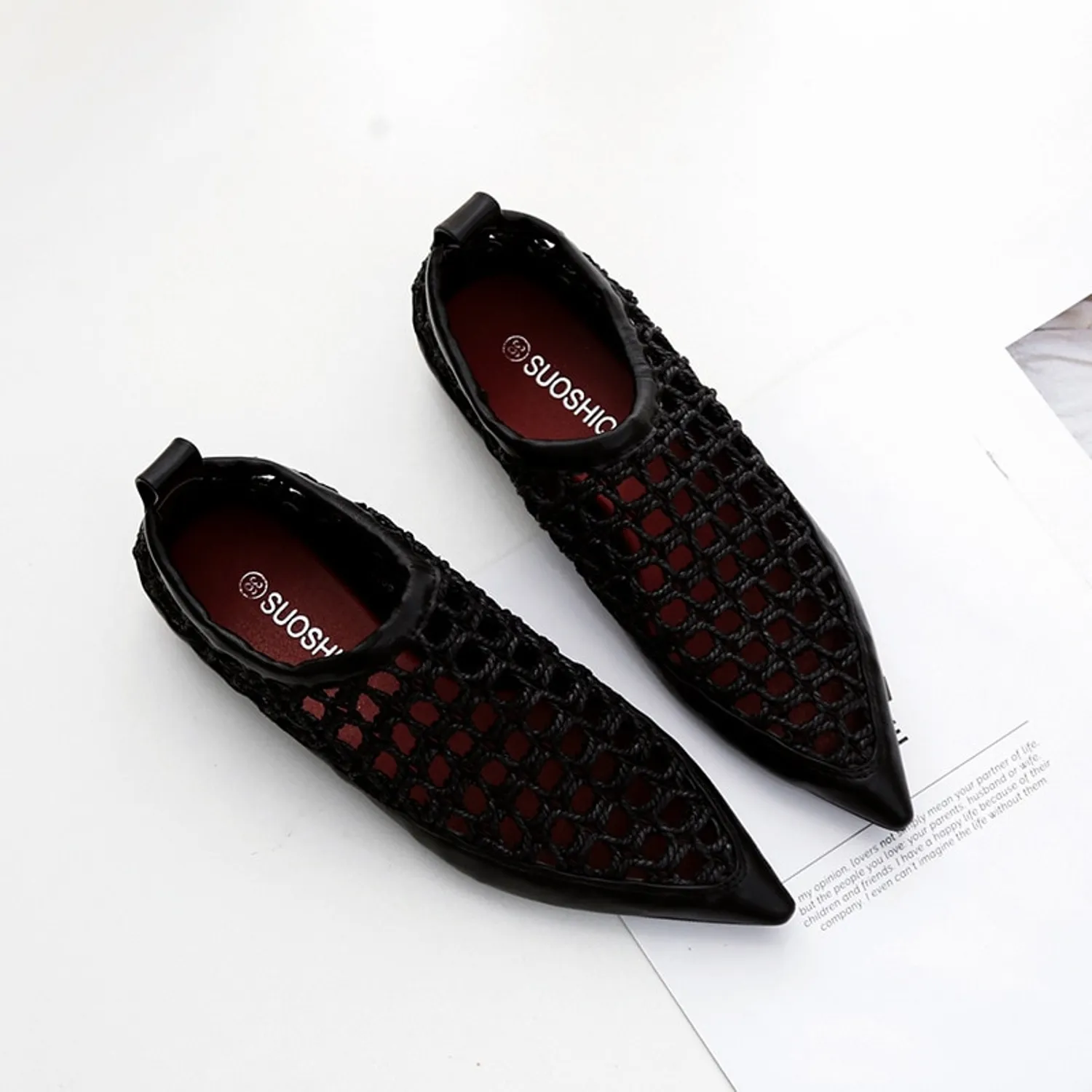 Women's Summer Breathable Rope Pointed Toe Loafers